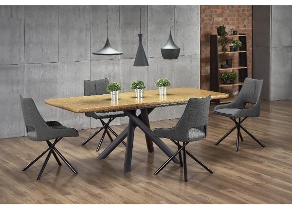 Jatkettava ruokapöytä 160/200x90 cm