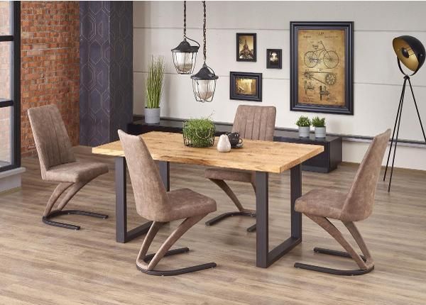 Jatkettava ruokapöytä 160/250x90 cm