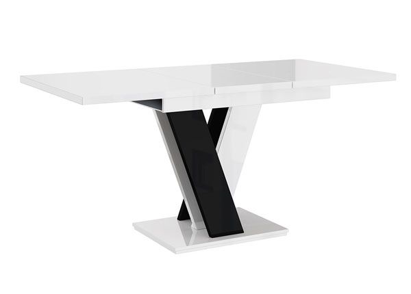 Jatkettava ruokapöytä 80x120-160 cm
