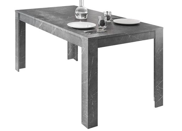 Jatkettava ruokapöytä Carrara 137-185x90 cm