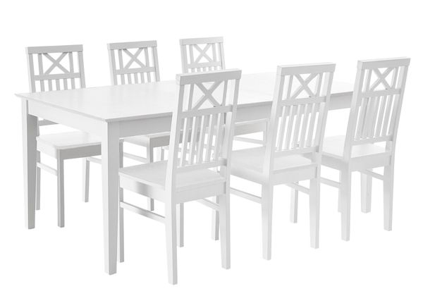 Jatkettava ruokapöytä Florence 140/180x90 cm, koivu
