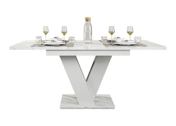 Jatkettava ruokapöytä Mas 80x120/160 cm