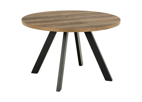 Jatkettava ruokapöytä Saida Ø120/210x75 cm