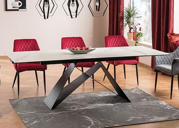 Jatkettava ruokapöytä West 180-260x90 cm