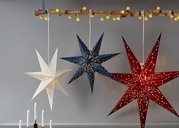 Joulutähti Galaxy 60 cm, valkoinen