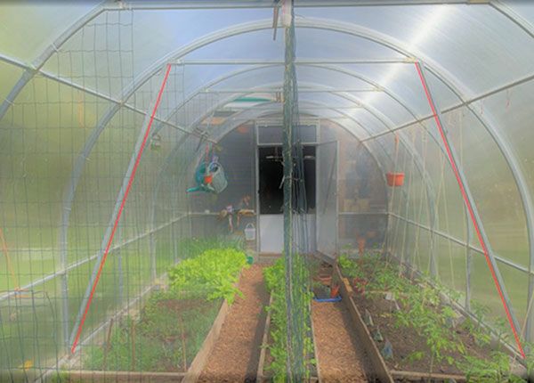 Kaarikasvihuoneen Easy-UP vahvistus