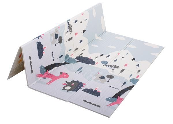 Kaksipuolinen toimintamatto Katu/Metsä 177x158x0.8 cm