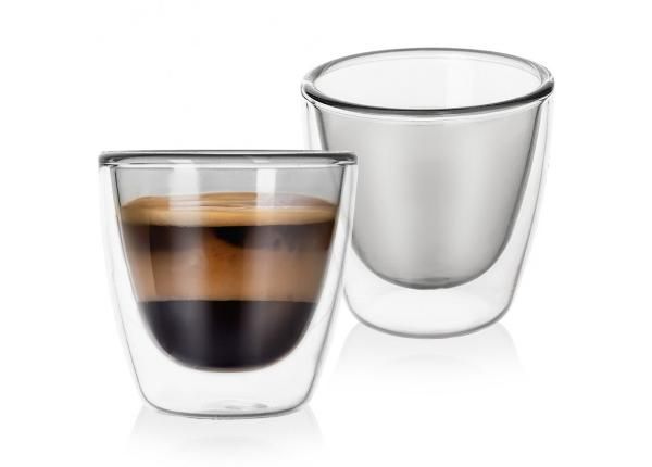 Kaksiseinäiset lasit, 2 kpl 90 ml