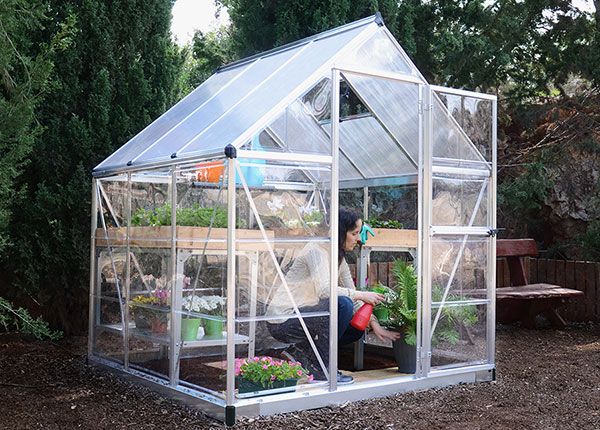 Kasvihuone Palram Hybrid 1,86x1,86 m, 3,44 m²
