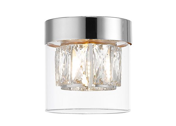 Kattovalaisin Gem Chrome Ø 11 cm