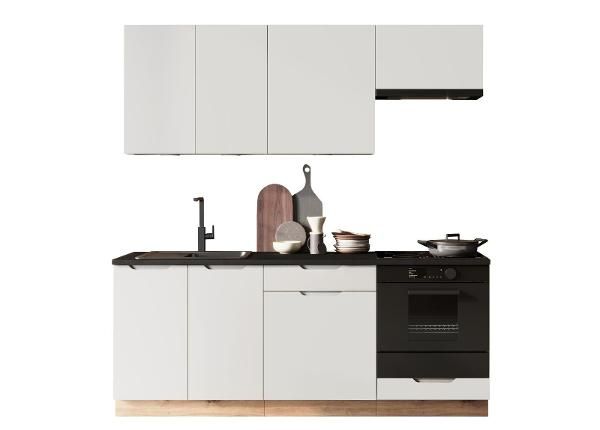 Keittiökalusteet Isabela 200 cm + LED