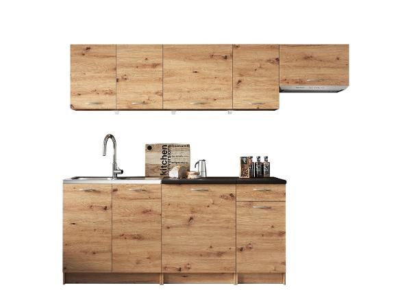 Keittiökalusteet Melani 240 cm + LED