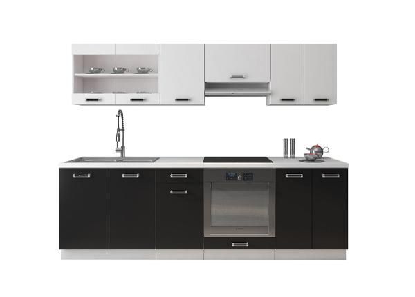 Keittiökalusteet Omega I 240 cm + LED