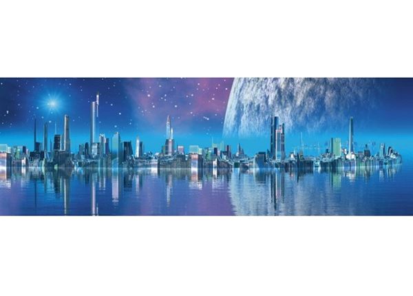 Keittiön välitila Futuristic City