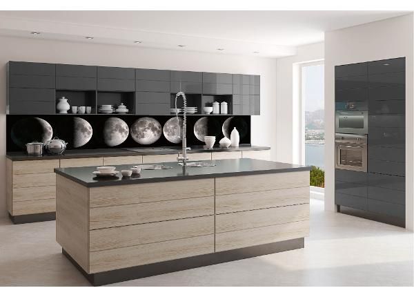 Keittiön välitilan tapetti Moon phases