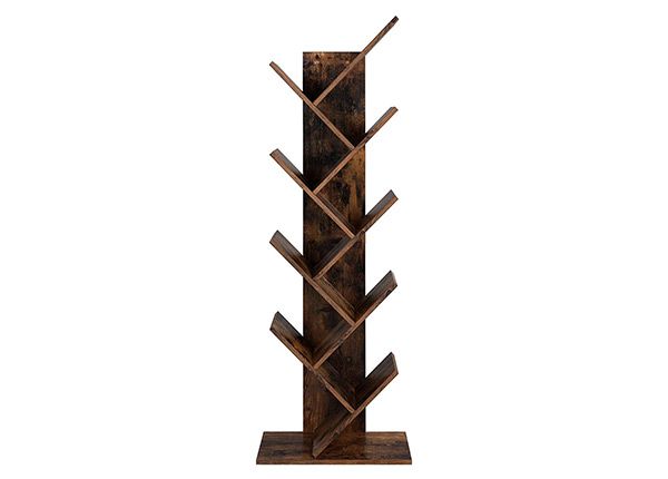Kirjahylly 141,5 cm, ruskea