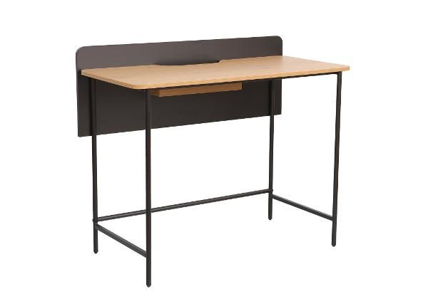 Kirjoituspöytä Harper 100 × 49,5 × K85 cm, saarni/musta