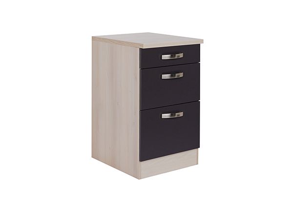 Kodinhoitohuoneen alakaappi laatikoilla Porto 50 cm