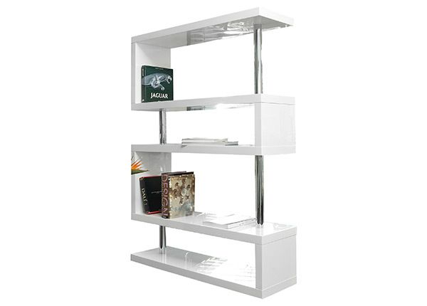 Korkeakiiltoinen hylly/tilanjakaja