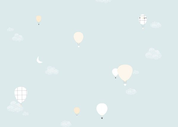 Kuitutapetti Montgolfieres