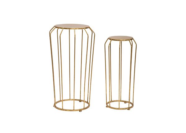 Kukkapöydät Glam kullanväriset, 2 kpl