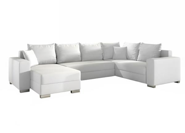 Kulmavuodesohva vuodevaatelaatikolla