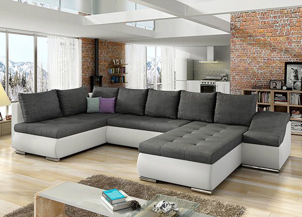 Kulmavuodesohva vuodevaatelaatikolla Giovanni