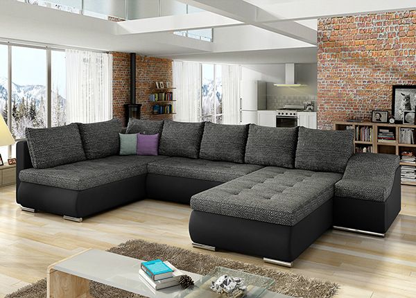 Kulmavuodesohva vuodevaatelaatikolla Giovanni