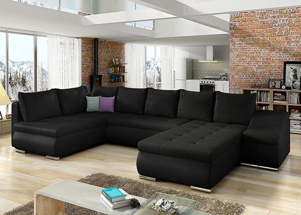 Kulmavuodesohva vuodevaatelaatikolla Giovanni