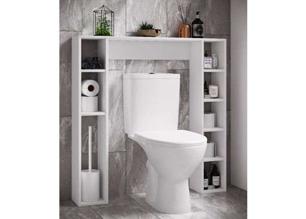 Kylpyhuoneen hylly / hyllykkö WC-istuimen taakse Tinoli M 98 cm