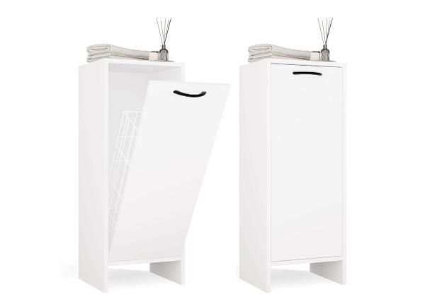 Kylpyhuoneen kaappi pyykkikorilla Nina