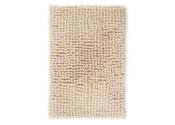 Kylpyhuoneen matto Fluffy Taupe 50x90 cm
