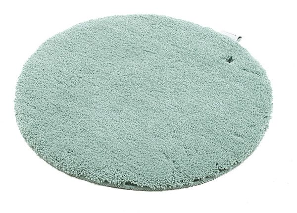 Kylpyhuoneen matto Tom Tailor Cozy Bath Uni Ø90 cm, mintunvihreä