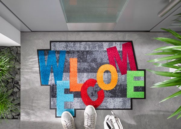 Kynnysmatto Crazy Welcome 60x85 cm