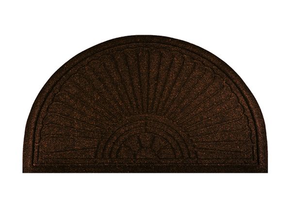 Kynnysmatto Dune Halfmoon dark brown 85x55 cm