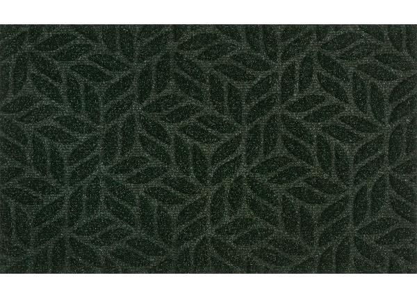Kynnysmatto Dune Leaves midnight green 45x75 cm
