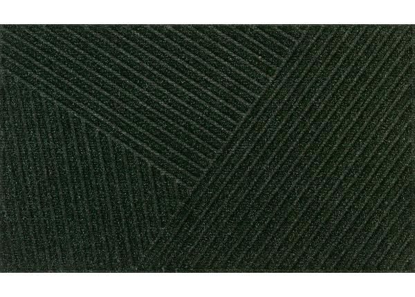 Kynnysmatto Dune Stripes midnight green 45x75 cm