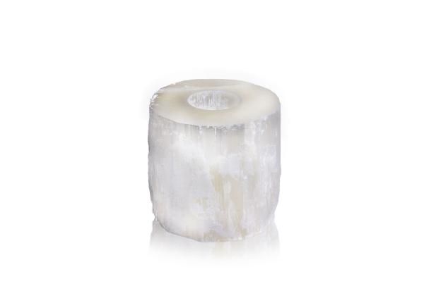 Lämpökynttilän alusta seleniitti Marokko 1,2 kg 10 cm