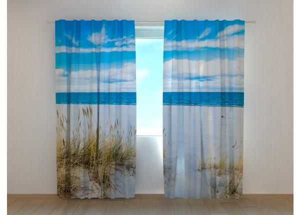 Läpinäkyvä kuvaverho White Coast 240x220 cm