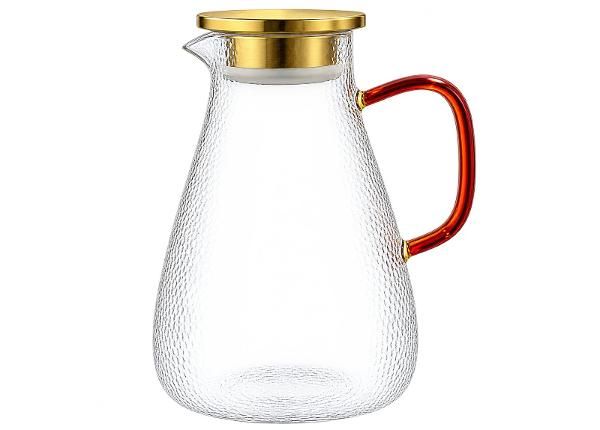 Lasikannu kannella Golden