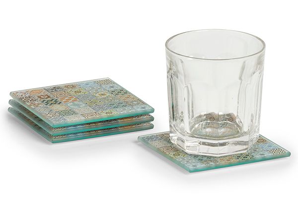 Lasinalustat Mosaiikki 4 kpl