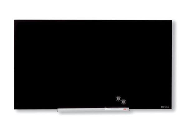 Lasitaulu magneettipinnalla Nobo diamond 85" (laajakulma, musta) 188x106 cm