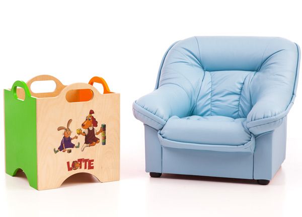 Lasten nojatuoli Mini Spencer + lelulaatikko Lotte