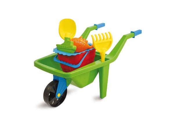 Lasten puutarhakärry leluilla 65 cm