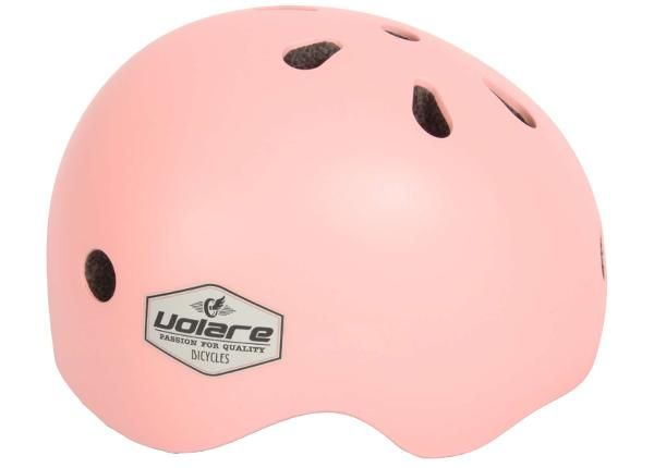 Lasten pyöräilykypärä 45-51 cm vaalea roosa