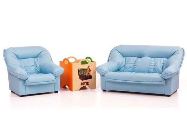 Lasten sohvakalusto Mini Spencer + lelulaatikko Lotte