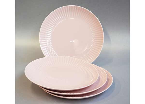 Lautaset Daisy, vaaleanpunainen 4 kpl