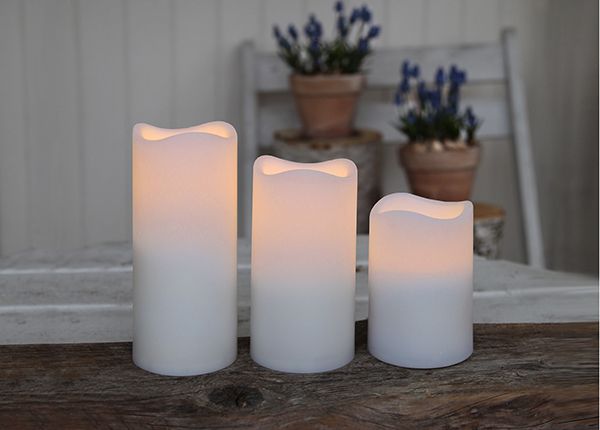 LED-kynttilät Paul, 3 kpl