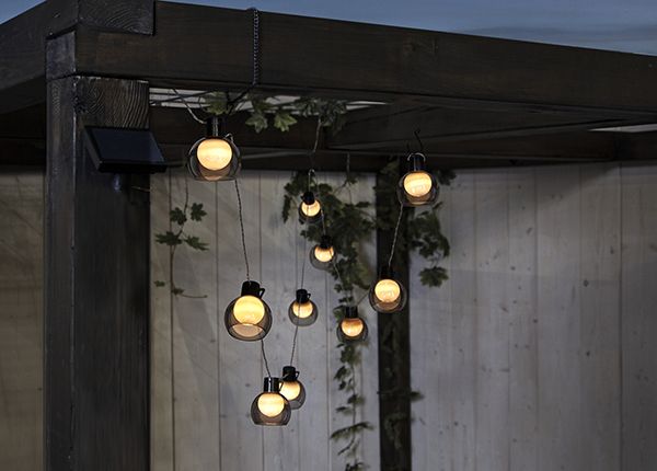 LED valonauha Smoky aurinkokennolla