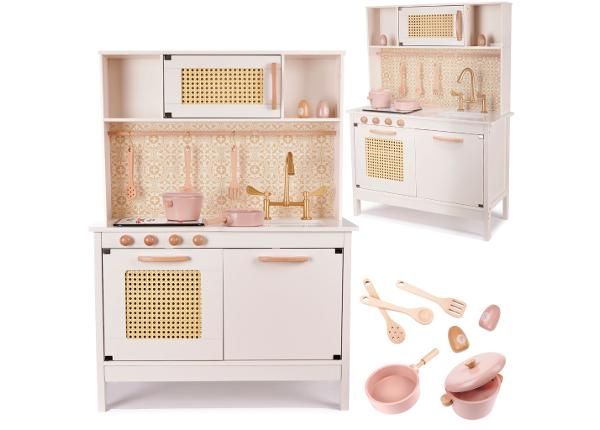 Leikkikeittiö tarvikkeilla Retro Boho 100 cm